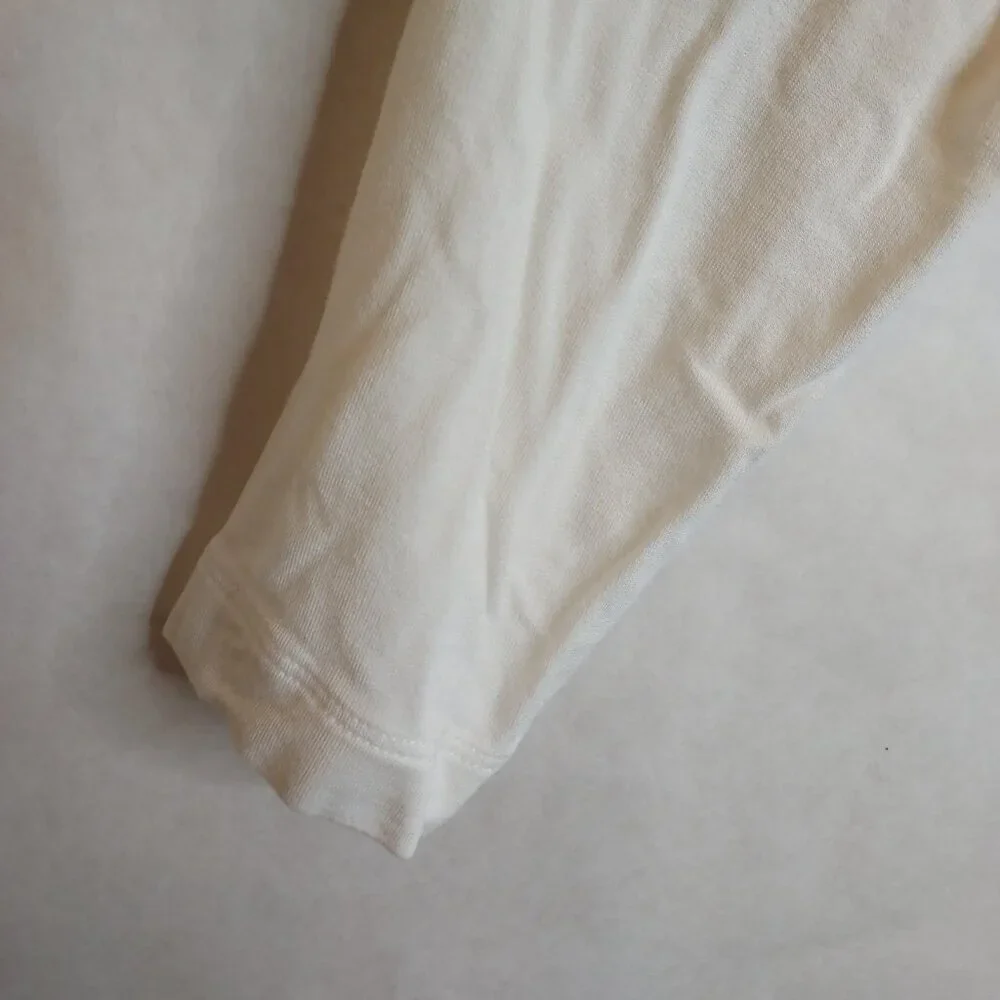 CAbi Around The Clock Center Shirt Womens M White Long Sleeve Open Back Top 5555 - Picture 3 of 15